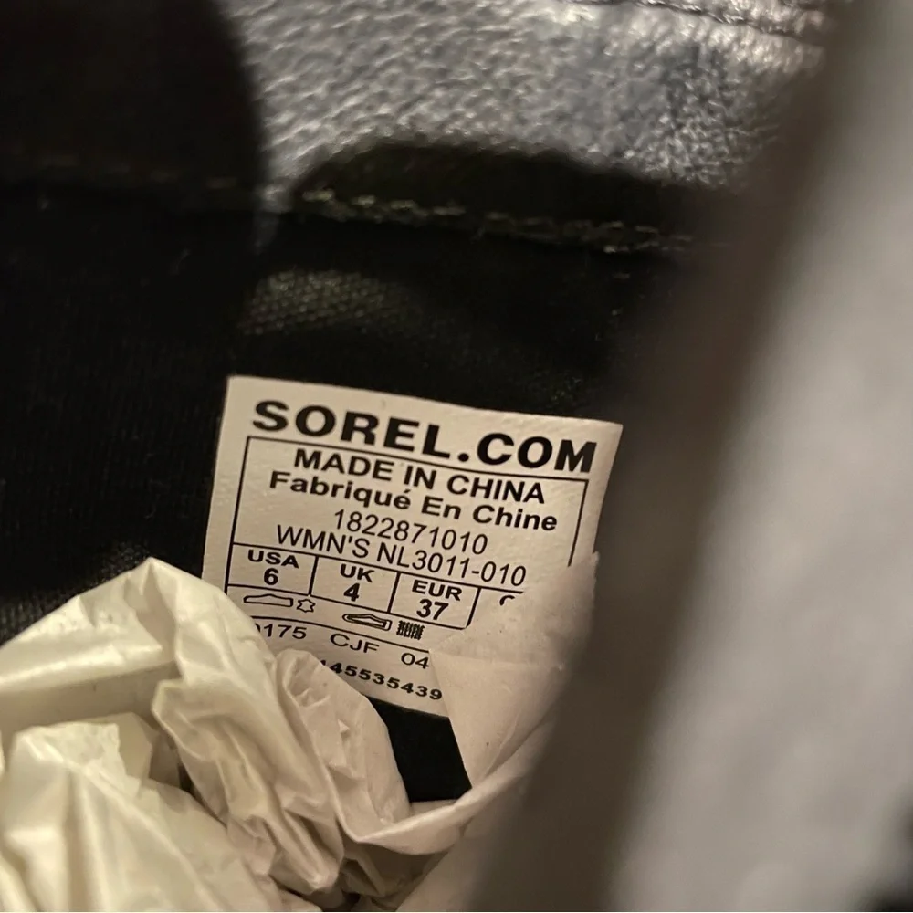 Sorel PHOENIX Waterproof Boots in Black Leather